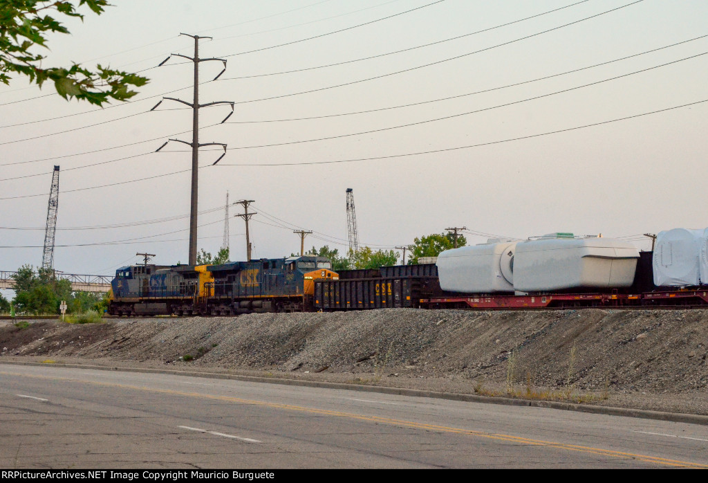 CSX Train in the yard